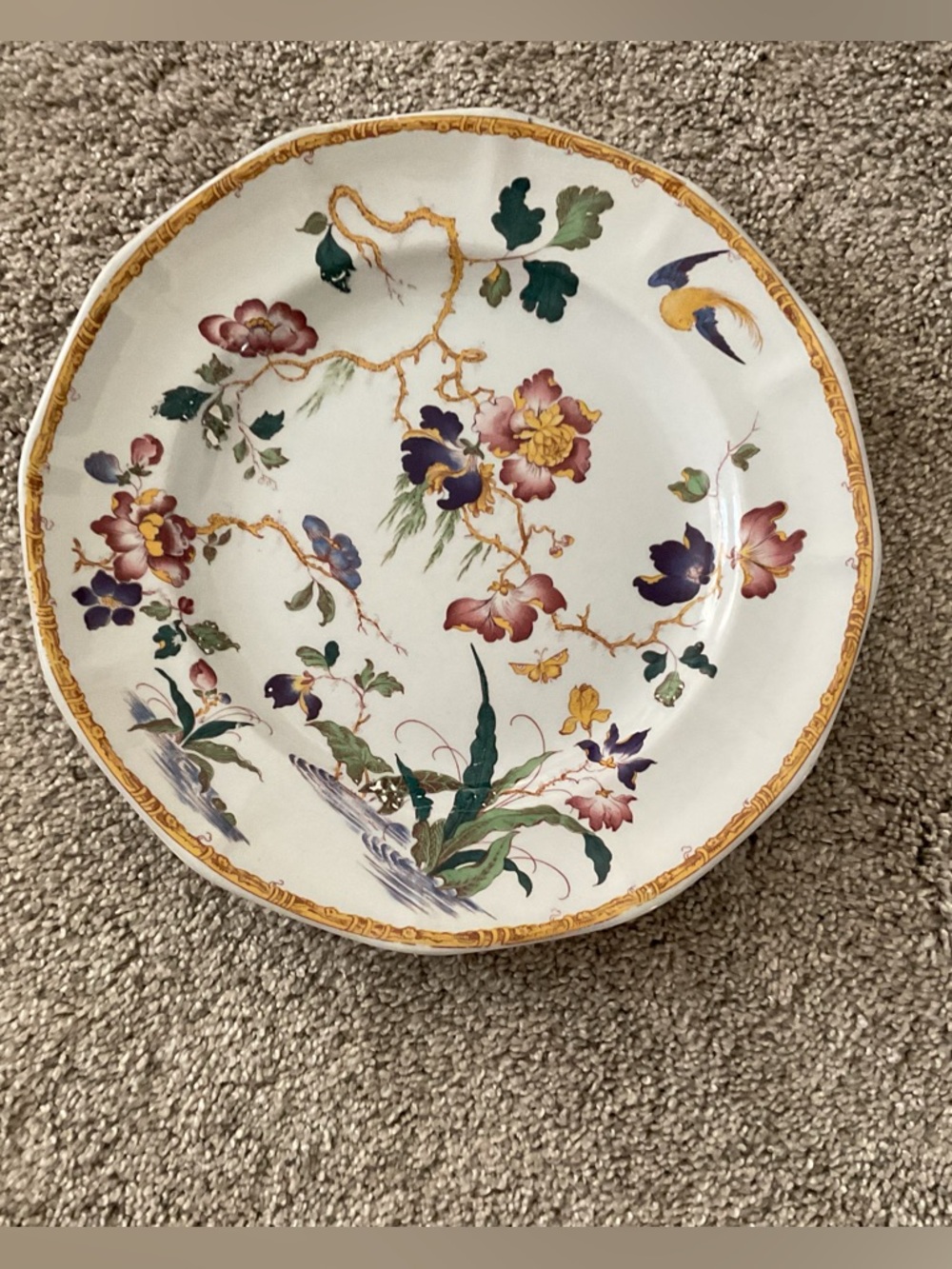 Wedgwood Georgetown Collection Devon Rose 10.25" Dinner Plate